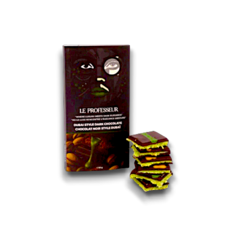 Le Professeur Pistachio Kunafa Dark 90grx12