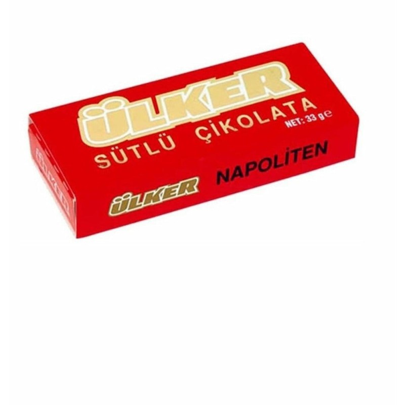 Ulker Napoliten Milk Chocolate (Sutlu Cikolata) 33 Gr