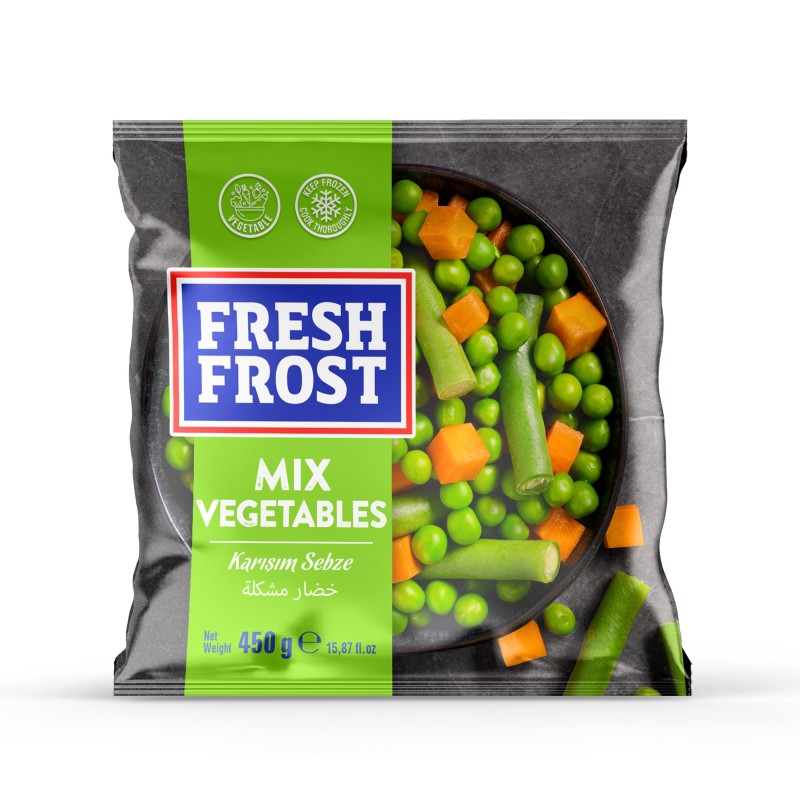 Freshfrost Donuk Vegetables Mix (Sebze Karisim) 450 G