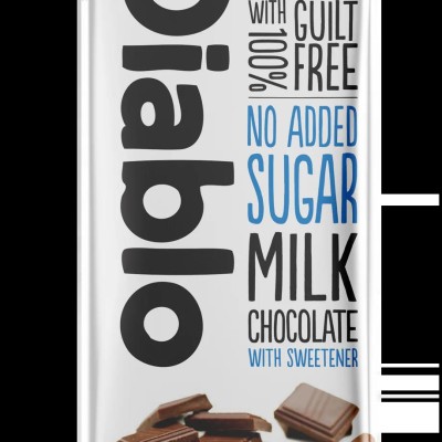 Diablo No Added Sugar Milk Chocolate 85G