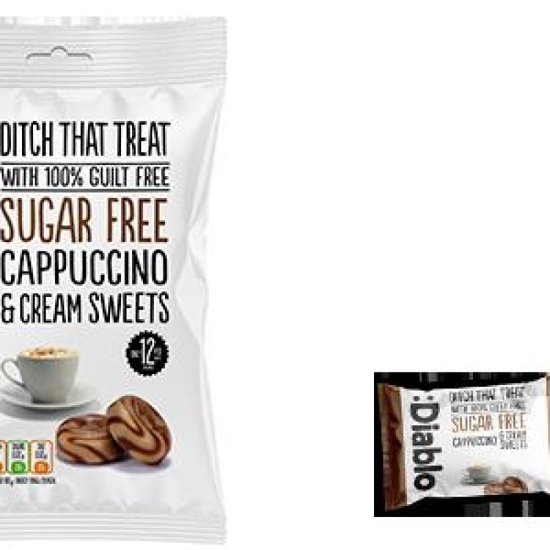 Diablo Sugar Free Cappuccino &amp; Cream Sweets 75G