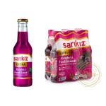Sarikiz Mineral Water Black Mulberry &amp; Currant (Karadut Ve Frenk Uzumu) 6*200 Ml