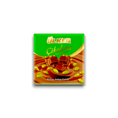 Ulker Cikolata Fistikli (Pistachio) Kare