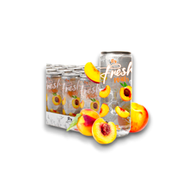 Fresh Peach Flavour Sparkling Drink (Pet Can)