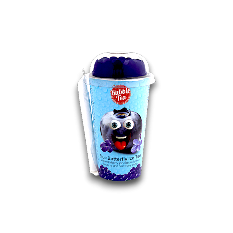 Bubble Tea (Blueberry Boba) Ice Tea Butterfly