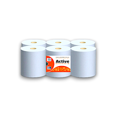 Active Blue Centrefeed Roll (6 Pack) 1x6roll