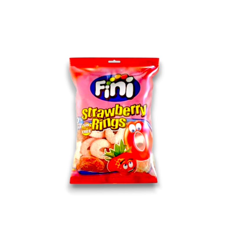 Fini Strawberry Rings (Bag)