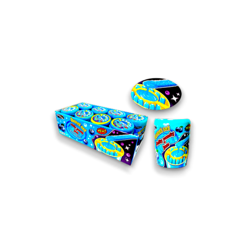 Sweetset Jelly Candy+jam Bluerberry 96grx8