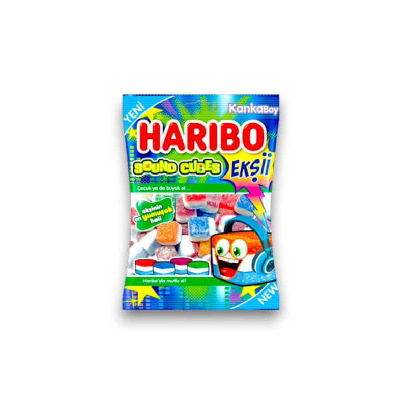 Haribo Fizzy Sound Cubes 70grx24