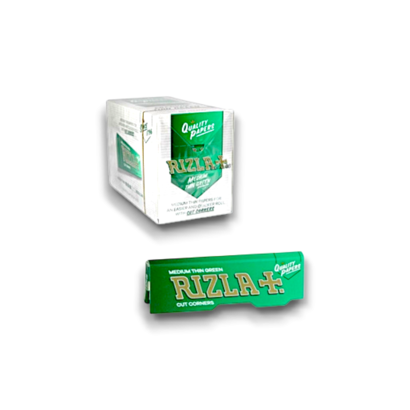 Rizla Green Medium Thin Rolling Paper 100 Booklets