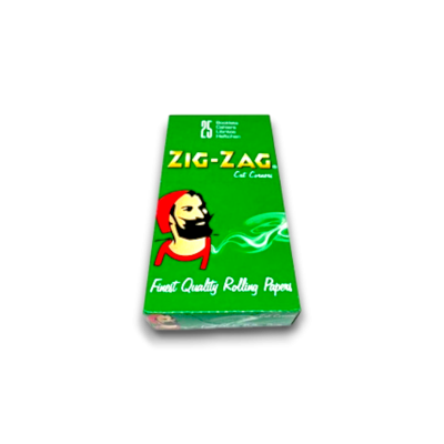 Zig Zag Green Finest Quality Rolling Papers - 25 Booklets