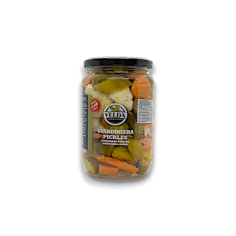 Delicious Velda Giardiniera Pickles: A Perfect Blend of Flavor and Crunch 720gr
