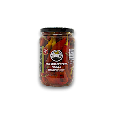 Spice Up Your Meals with Velda Red Chilli Pickles - Kirmizi Aci Biber 720gr