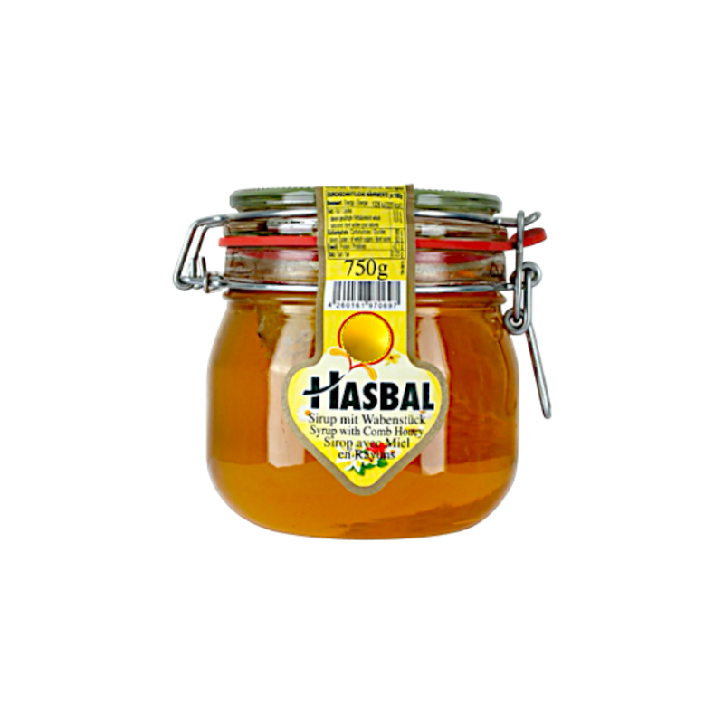 Hasbal Honey With Comb 750grx6