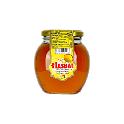 Hasbal Plain Syrup Honey 450grx12