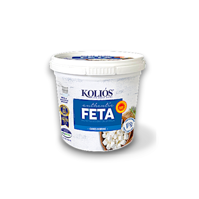 Kolios Authentic Feta Cubes in Tub 6x500gr