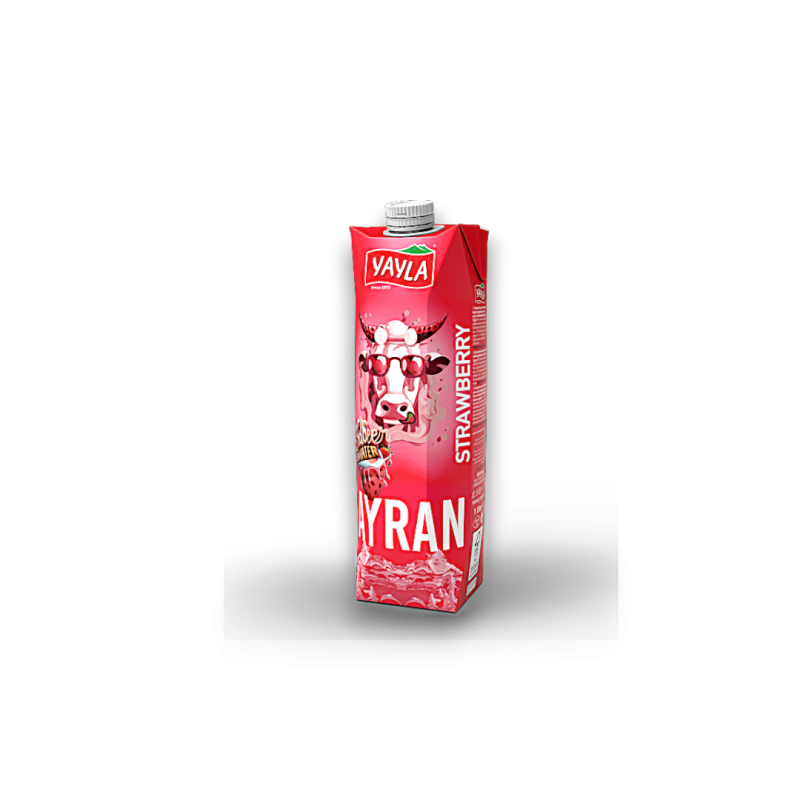 Yayla Ayran Yoghurt Drink With Strawberry 1lt